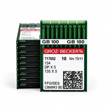 Голки GROZ-BECKERT для промислових швейних машин DPx5 135x5 75/11 FFG/SES