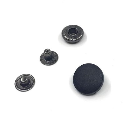 Кнопки пластикові 15 мм Чорні, 50 шт kn-pl15 фото