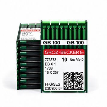 Голки GROZ-BECKERT для промислових швейних машин DBx1 16x257 80/12 FFG/SES