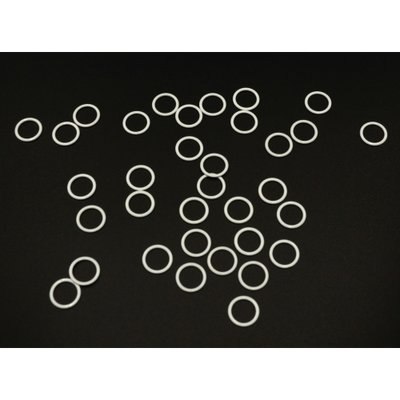 Кольцо для бретелей 10 мм металл Белый kol-2-10-5 фото