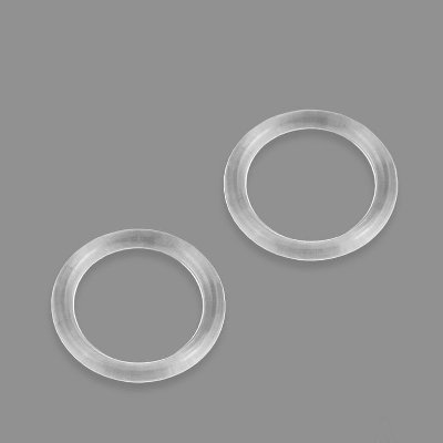 Кільце для бретелів 10 мм пластик Прозорий 50 шт kol-2-10-8 фото